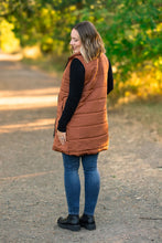 Load image into Gallery viewer, Harlow Long Vest - Cinnamon