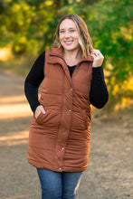 Load image into Gallery viewer, Harlow Long Vest - Cinnamon