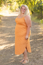 Load image into Gallery viewer, Reagan Ribbed Midi Dress - Pumpkin Floral