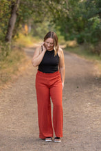 Load image into Gallery viewer, Presley Palazzo Pants - Brick