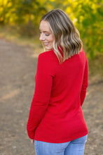 Load image into Gallery viewer, Leah Long Sleeve Top - Red