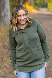 Mia Scuba Halfzip - Olive