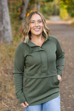 Load image into Gallery viewer, Mia Scuba Halfzip - Olive