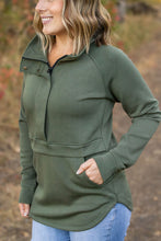 Load image into Gallery viewer, Mia Scuba Halfzip - Olive