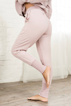 Load image into Gallery viewer, Waffle Knit Joggers- Blush