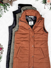 Load image into Gallery viewer, Harlow Long Vest - Cinnamon
