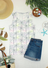 Load image into Gallery viewer, Ava Tank - Neon Palm