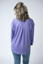Load image into Gallery viewer, Brenna Button Down Top - Purple