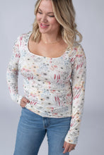 Load image into Gallery viewer, Alyssa Long Sleeve Top - Wildflower Gardens