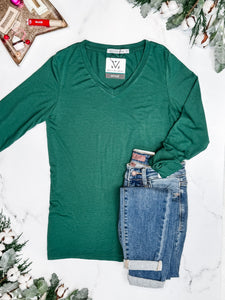 Larissa Long Sleeve - Forest Green