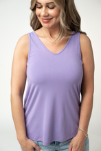 Load image into Gallery viewer, Vera V Neck Tank - Lavender