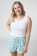 Load image into Gallery viewer, Nova Summer Shorts - Aqua Palm