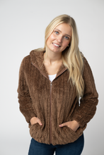 Load image into Gallery viewer, Cozy Sherpa Fullzip - Mocha