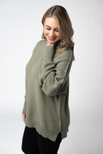 Load image into Gallery viewer, Aurora Cozy Sweater - Light Olive