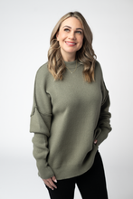 Load image into Gallery viewer, Aurora Cozy Sweater - Light Olive