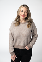 Load image into Gallery viewer, Josie Cozy Crew Sweater - Mocha