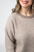 Load image into Gallery viewer, Josie Cozy Crew Sweater - Mocha