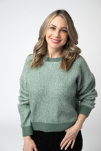 Load image into Gallery viewer, Josie Cozy Crew Sweater - Sage
