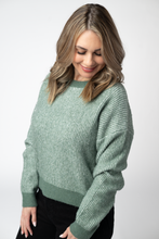 Load image into Gallery viewer, Josie Cozy Crew Sweater - Sage