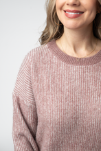Load image into Gallery viewer, Josie Cozy Crew Sweater - Dusty Rose