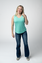 Load image into Gallery viewer, Noelle Tank - Turquoise