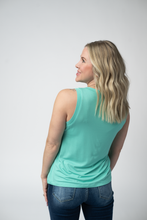 Load image into Gallery viewer, Noelle Tank - Turquoise