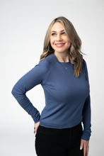 Load image into Gallery viewer, Blair Long Sleeve Top - Blue