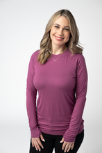 Load image into Gallery viewer, Blair Long Sleeve Top - Mulberry