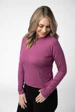 Load image into Gallery viewer, Blair Long Sleeve Top - Mulberry