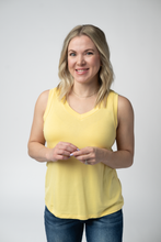 Load image into Gallery viewer, Noelle Tank - Lemon