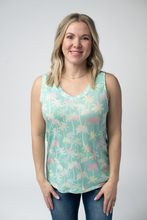 Load image into Gallery viewer, Noelle Tank - Aqua Palm