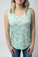 Load image into Gallery viewer, Noelle Tank - Aqua Palm