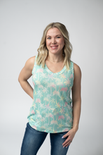 Load image into Gallery viewer, Noelle Tank - Aqua Palm
