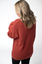 Load image into Gallery viewer, Talina Textured Sweater - Brick