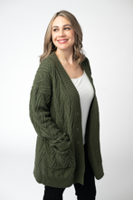 Load image into Gallery viewer, Brooks Button Sweater Cardigan - Olive