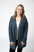 Load image into Gallery viewer, Brooks Button Sweater Cardigan - Navy