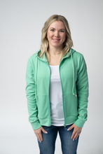 Load image into Gallery viewer, Fullzip Hoodie - Aquamarine