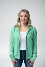 Load image into Gallery viewer, Fullzip Hoodie - Aquamarine