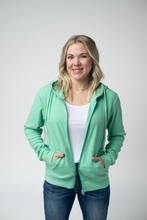 Load image into Gallery viewer, Fullzip Hoodie - Aquamarine