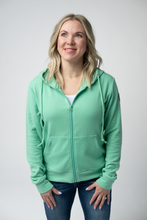 Load image into Gallery viewer, Fullzip Hoodie - Aquamarine