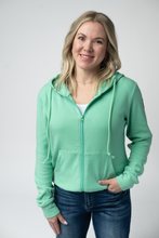 Load image into Gallery viewer, Fullzip Hoodie - Aquamarine