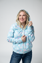 Load image into Gallery viewer, Fullzip Hoodie - Aqua Palm
