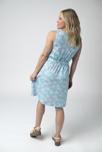 Load image into Gallery viewer, Beverly Button Dress - Aqua Palm