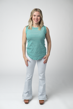 Load image into Gallery viewer, Morgan Micro Striped Tank - Jade