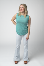 Load image into Gallery viewer, Morgan Micro Striped Tank - Jade