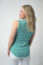 Load image into Gallery viewer, Morgan Micro Striped Tank - Jade