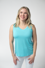 Load image into Gallery viewer, Noelle Tank - Aqua