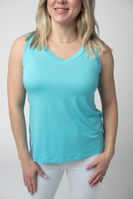 Load image into Gallery viewer, Noelle Tank - Aqua