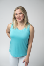Load image into Gallery viewer, Noelle Tank - Aqua