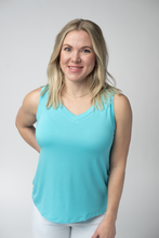 Load image into Gallery viewer, Noelle Tank - Aqua